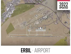 Erbil Airport Low-poly 3D model