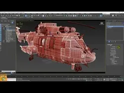 Eurocopter EC 725 3ds max Vray 3D model