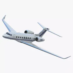 Gulfstream G650 Rigged 3D model