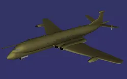 Hawker Siddeley Nimrod Low-poly 3D model