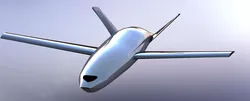 imaginary fixed wing  drone  3D print model