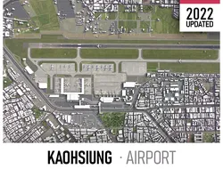 Kaohsiung Airport Low-poly 3D model