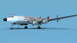 Lockheed L1649 Star Liner Aerospace Lines 3D model