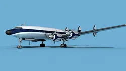 Lockheed L1649 Star Liner Corporate 1 3D model