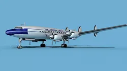 Lockheed L1649 Star Liner Pan Am 1 3D model