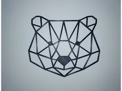 Low Poly Bear Head