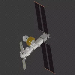 Lunar Gateway Space Station 3D model