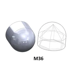 M36 protective caps for hexagon head bolts / nuts