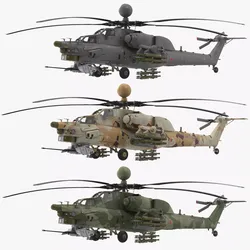Mi-28N Collection 3D Model Pack