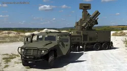 Military Truck with Missile System Crotale NG Rigged 3D model