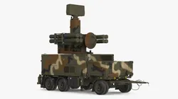 Missile Launch System Crotale NG 3D model