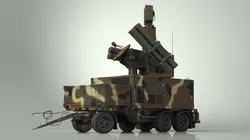 Missile Launch System Crotale NG Rigged 3D model