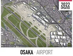 Osaka Airport Low-poly 3D model