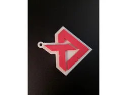 Overwatch League Toronto Defiant Logo Keychain