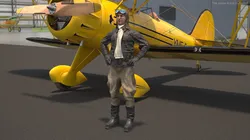 Pilot in Standing Pose 3D model