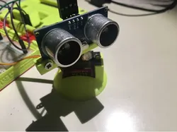 Ping HC-SR04 + Servo base mount