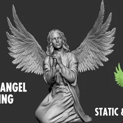 Praying Angel 3D Model