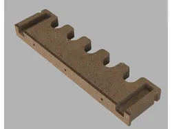 router hole drilling jig for cabinet walls