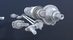 T-55 Tank Suspension 3D model