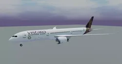 Vistara Boeing 787-9 dreamliner 3d model  Low-poly 3D model