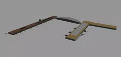 Zurich Flughafen airport low poly airport Low-poly 3D model