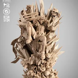 B3DSERK ROBIN KING SCULPTURE READY FOR PRINTING