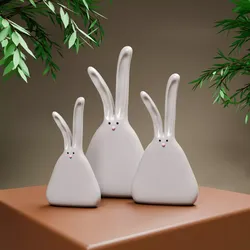 Bizarre Rabbit Decoration Set 3D model