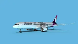 Boeing 787-9 Hawaiian Airlines 3D model
