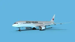 Boeing 787-9 Japan Airlines 3D model