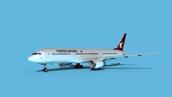 Boeing 787-9 Turkish Airlines 3D model