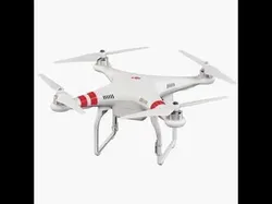 DJI Phantom 2 Quadcopter Low-poly 3D model