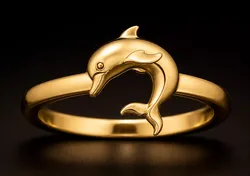 Dolphin Ring 3D print model