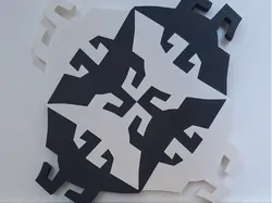 Escher Gecko's art puzzle - Free 3D Print Model
