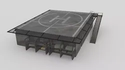 Free Helipad Game Ready Free low-poly 3D model