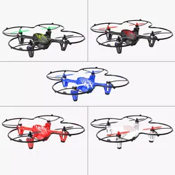 Hubsan X4 H107C Propeller Guard Collection 3D Model Pack