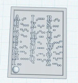 Morse code keychain
