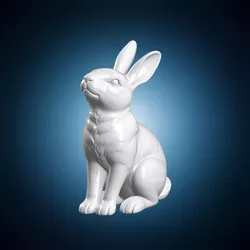 Rabbit 3D Print Model 3D print model