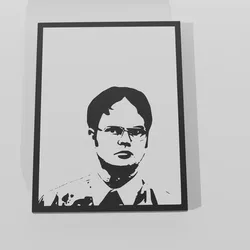 Schrute Dwight The Office Decor - Wall Art Multicolor