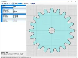 Software GEARDXF Fast Rack-Pinion Gears
