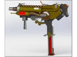 sombra Bride gun Overwatch Cosplay 3d v1.1 model separate for printing