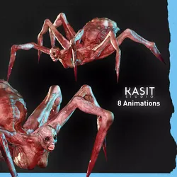Spider Animated 3D model