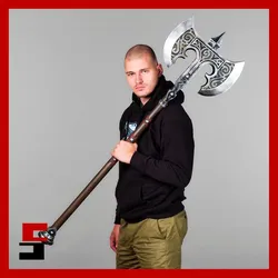 Steel Battleaxe Skyrim Prop Replica Weapon The Elder Scrolls V