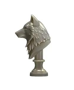 Wolf Head Bust Statue 3D print model