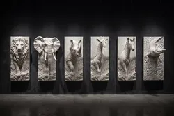 African Wildlife Wall Art Collection 3D print model