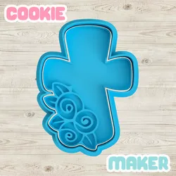 Communion cross cutter for cookies and dough - cookie maker