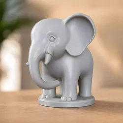 Elephant 3D Print Model 3D print model
