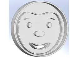 emporte pièce tchoupi - tchoupi cookie cutter - ø70mm