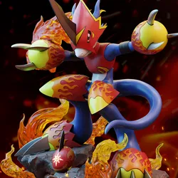 Flamedramon - Fladramon
