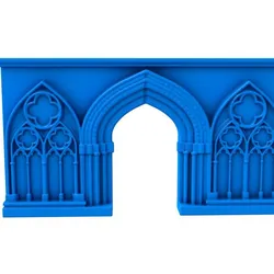 Gothic Window / Window / Gothic Window stl