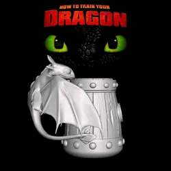 How To Train Your Dragon Night Fury Tankard Can Holder